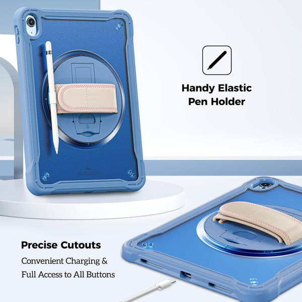 ProCase Apple iPad A16 Kickstandl Klf (11 in)-Navy
