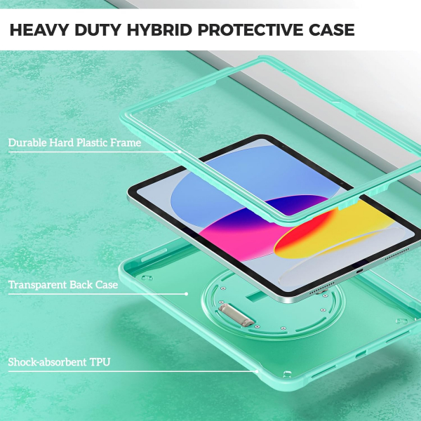ProCase Apple iPad A16 Kickstandl Klf (11 in)-Mint 