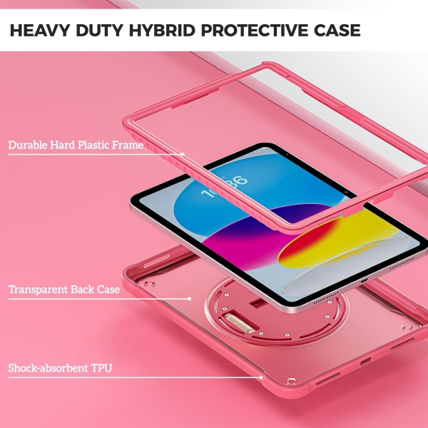 ProCase Apple iPad A16 Kickstandl Klf (11 in)-Melonpink