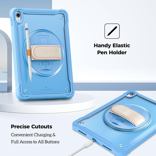 ProCase Apple iPad A16 Kickstandl Klf (11 in)-Blue