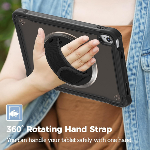 ProCase Apple iPad A16 Kickstandl Klf (11 in)-Black 