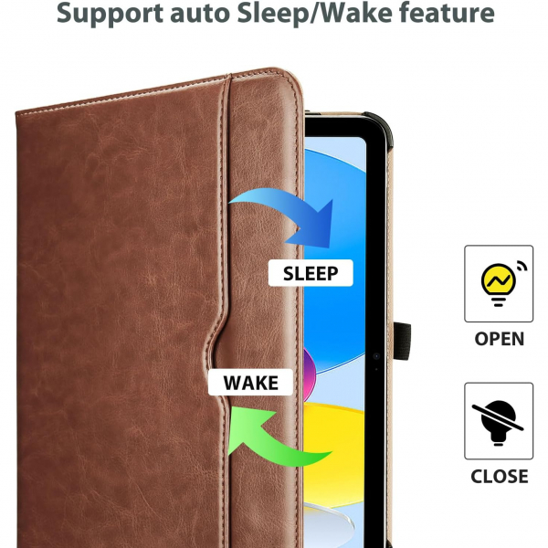 ProCase Apple iPad A16 Deri Klf (11 in)-Brown