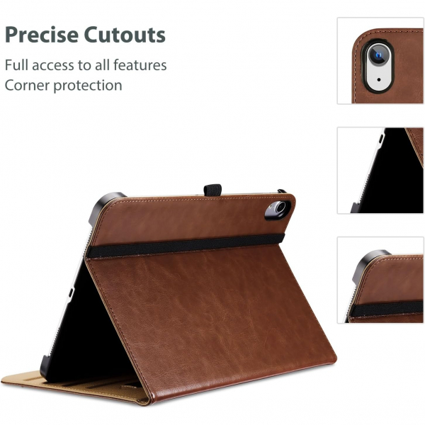 ProCase Apple iPad A16 Deri Klf (11 in)-Brown