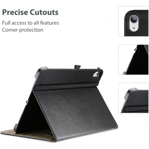 ProCase Apple iPad A16 Deri Klf (11 in)-Black