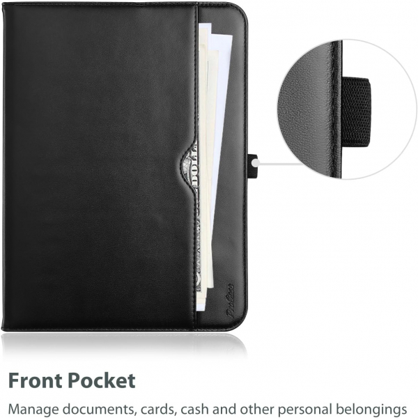 ProCase Apple iPad A16 Deri Klf (11 in)-Black
