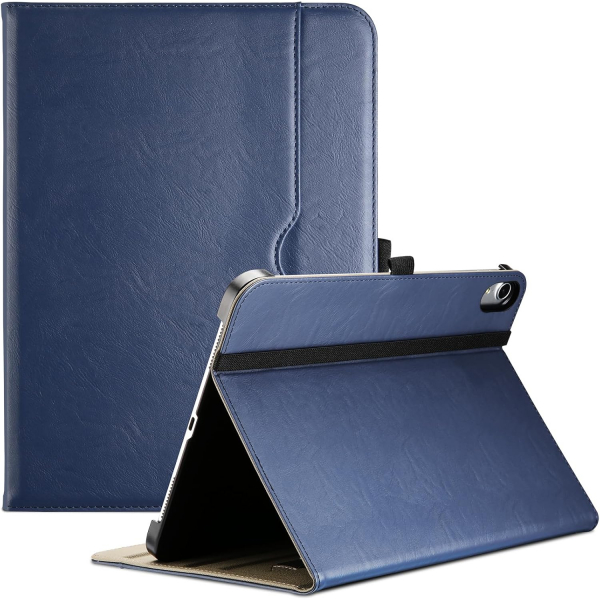 ProCase Apple iPad A16 Deri Klf (11 in)-Navy