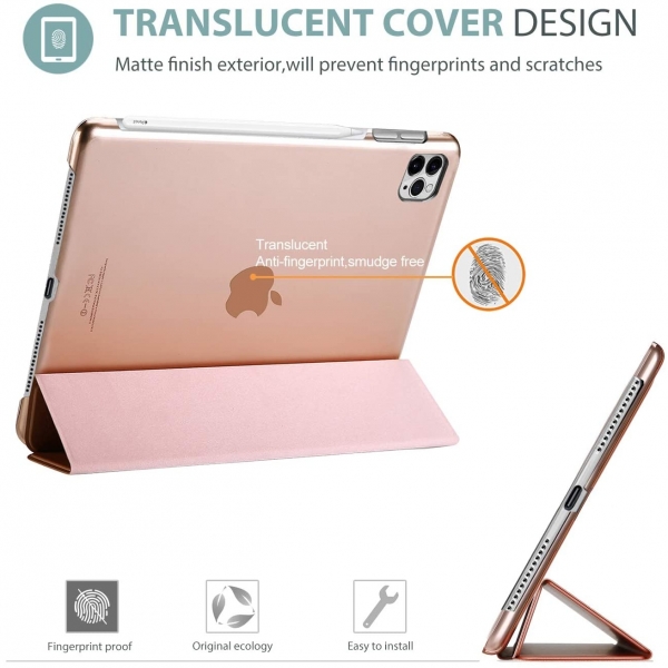 ProCase Apple iPad Pro Klf (11 in)(2.Nesil)-Rose Gold