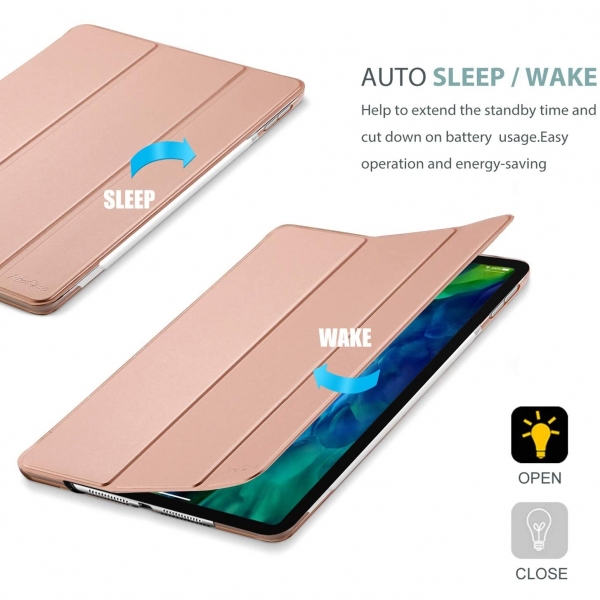 ProCase Apple iPad Pro Klf (11 in)(2.Nesil)-Rose Gold