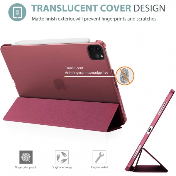 ProCase Apple iPad Pro Klf (11 in)(2.Nesil)-Wine