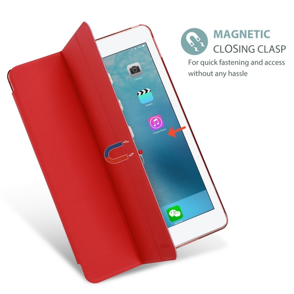 ProCase Apple iPad Pro Ultra Slim Stand Kılıf (10.5 inç)-Red