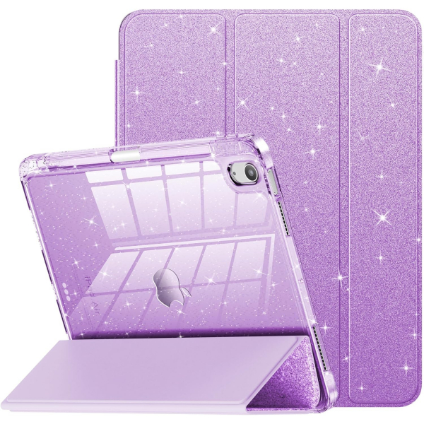 INFILAND Parlak iPad Air M2 Klf (11/10.9 in)-Purple