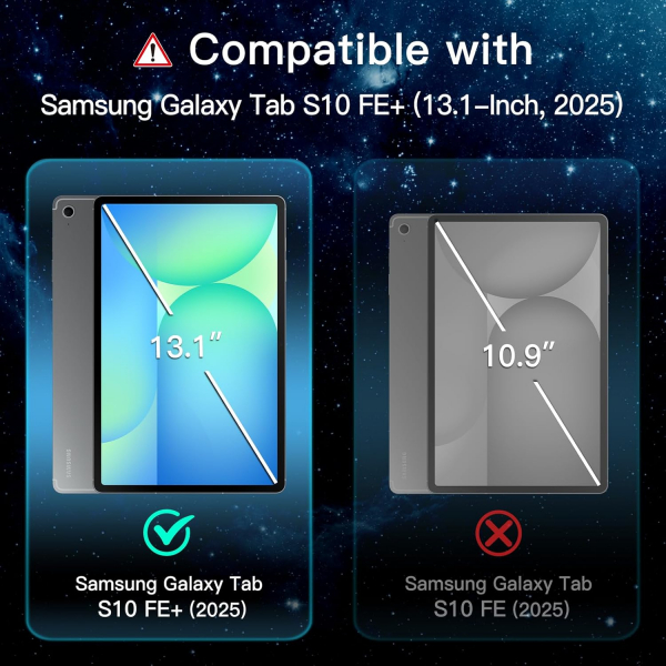 JETech Galaxy Tab S10 FE Plus Ekran Koruyucu (2 Adet)