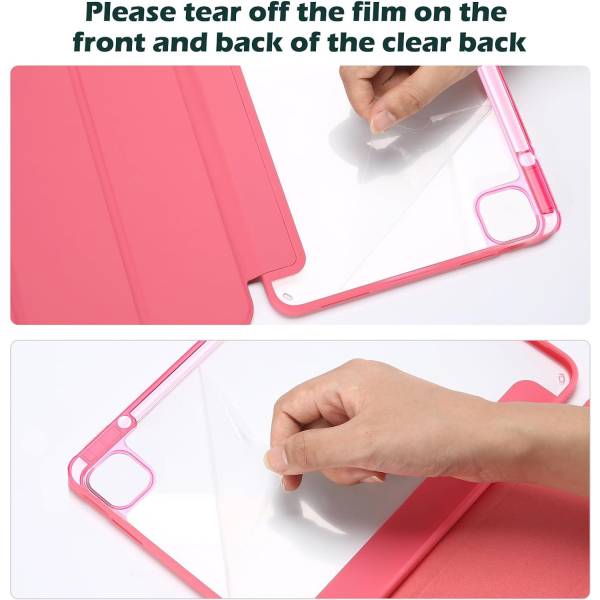 ProCase Smart Folio iPad Air M2 Klf (13 in)-Melonpink