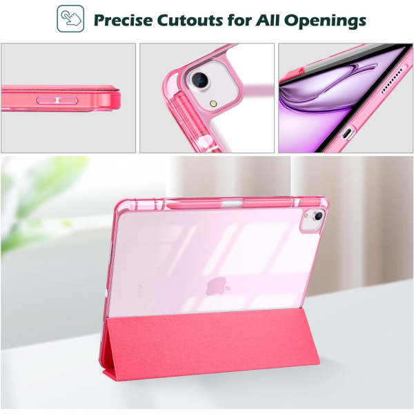 ProCase Smart Folio iPad Air M2 Klf (13 in)-Melonpink