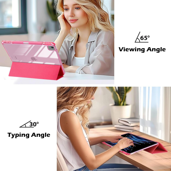 ProCase Smart Folio iPad Air M2 Klf (13 in)-Melonpink