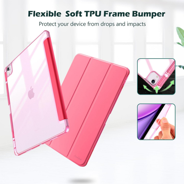 ProCase Smart Folio iPad Air M2 Klf (13 in)-Melonpink