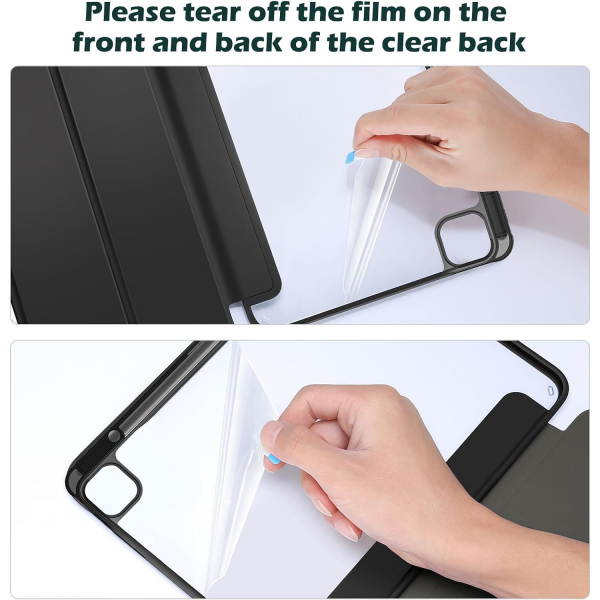 ProCase Smart Folio iPad Air M2 Klf (13 in)-Black