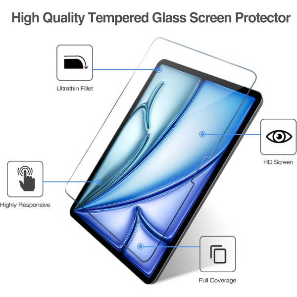 ProCase iPad Air Ekran Koruyucu (6.Nesil)(2 Adet)