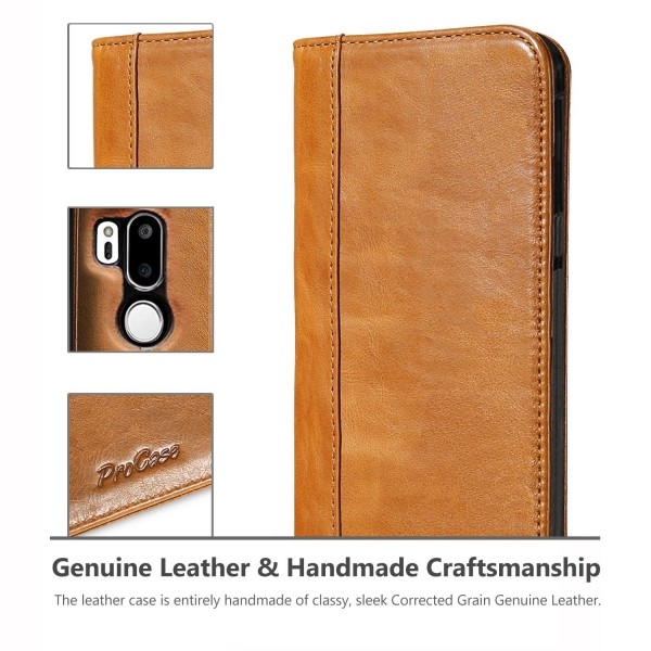 ProCase LG G7 ThinQ Czdan Klf-Brown