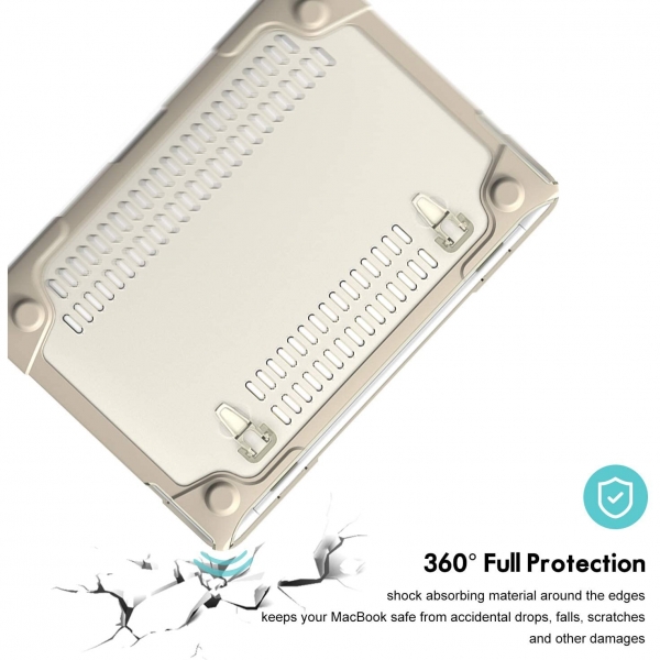 ProCase MacBook Air Standl Koruyucu Klf (13 in)(M1)-Khaki