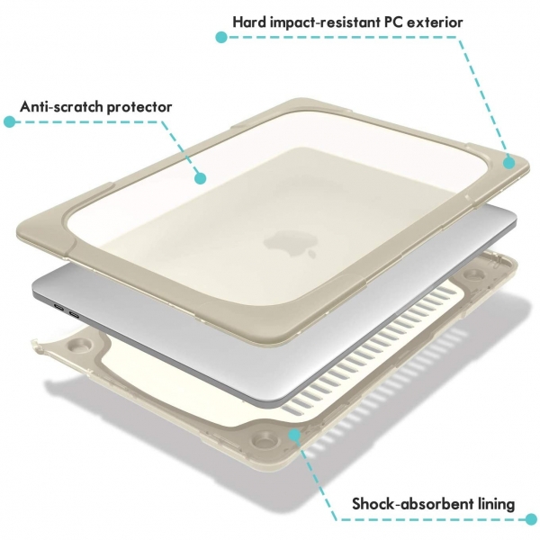 ProCase MacBook Air Standl Koruyucu Klf (13 in)(M1)-Khaki