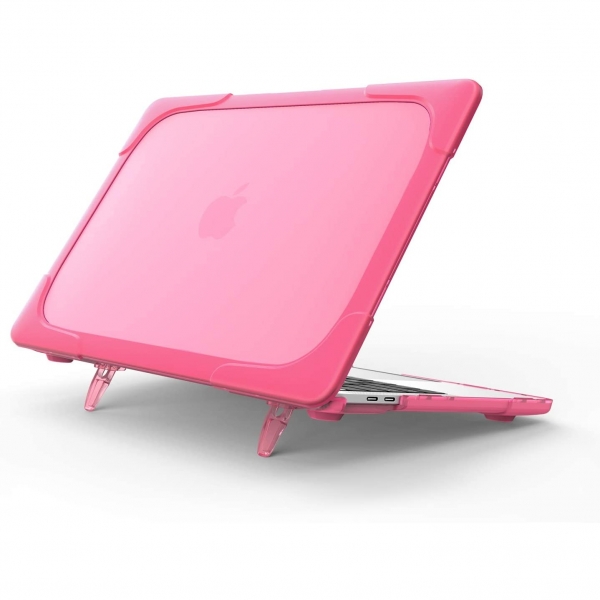 ProCase MacBook Air Standl Koruyucu Klf (13 in)(M1)-Rosered