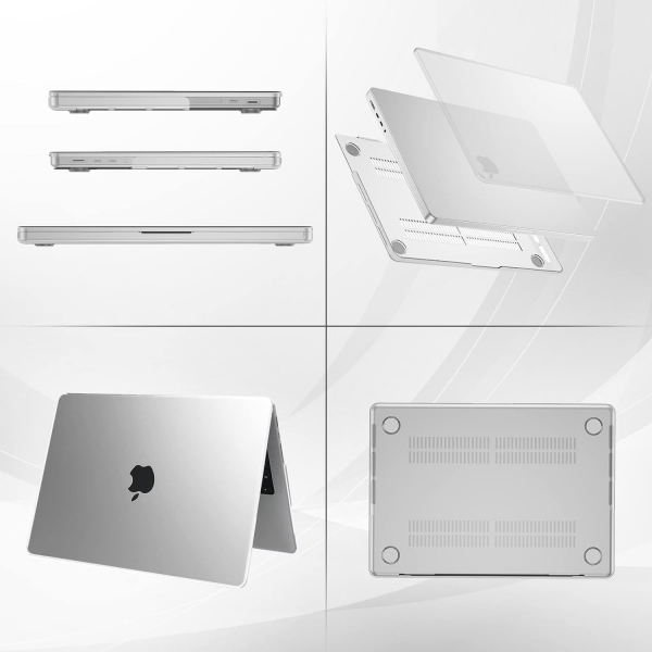 ProCase MacBook Pro nce Koruyucu Sert Klf (14 in)-Crystal