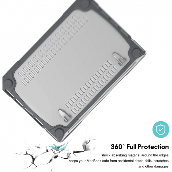 ProCase MacBook Pro Standl Koruyucu Klf (16 in)-Grey
