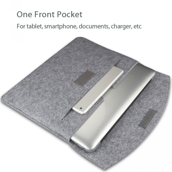 ProCase Macbook Sleeve Klf (15 - 15.4 in)-Grey