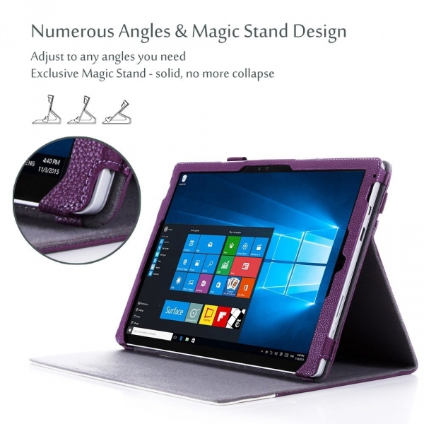 ProCase Microsoft Surface Pro 4 Premium Klf-Purple