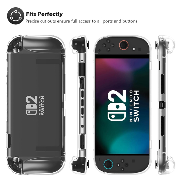 ProCase Nintendo Switch 2 Koruyucu Klf-Clear
