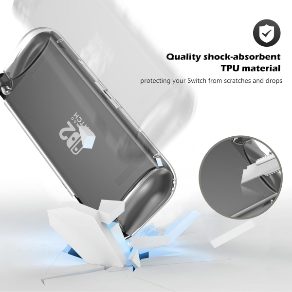 ProCase Nintendo Switch 2 Koruyucu Klf-Clear