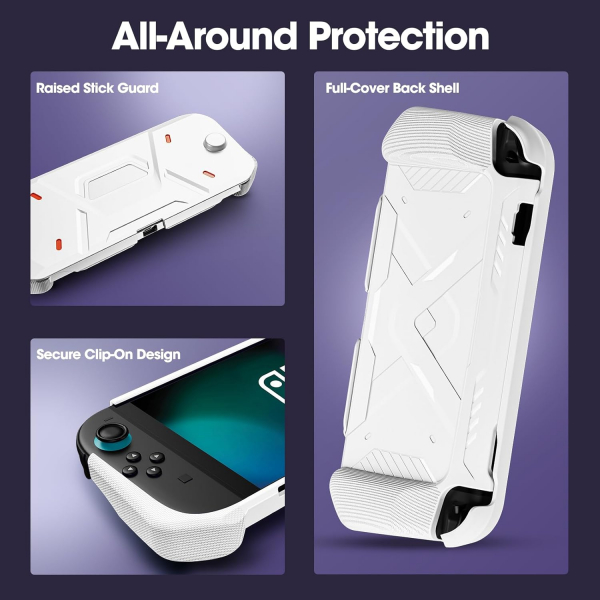 ProCase Nintendo Switch 2 Tama antas -White