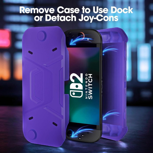 ProCase Nintendo Switch 2 Tama antas -Purple