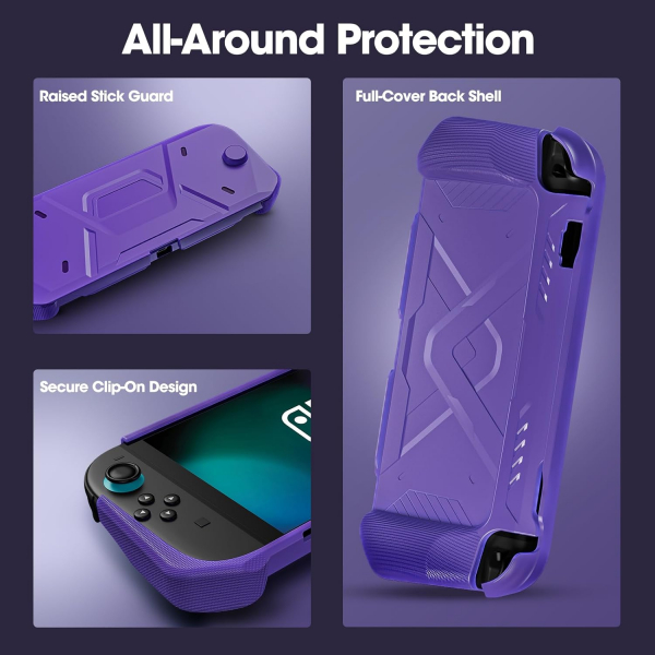 ProCase Nintendo Switch 2 Tama antas -Purple