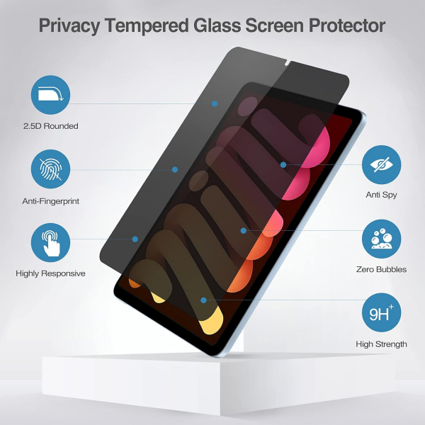 ProCase iPad Mini 7 Privacy Ekran Koruyucu (2 Adet)
