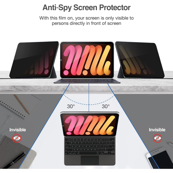ProCase iPad Mini 7 Privacy Ekran Koruyucu (2 Adet)