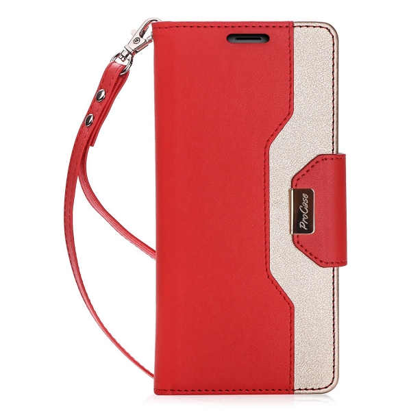 ProCase Samsung Galaxy Note 8 Czdan Klf-Red