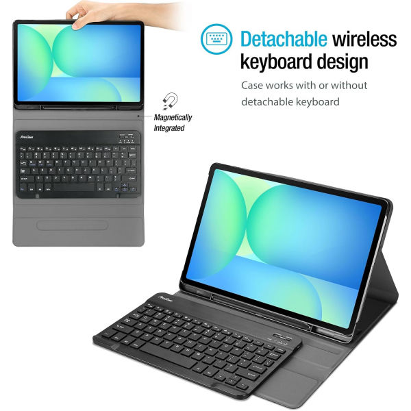 ProCase Samsung Galaxy Tab S10 FE Klavyeli Klf