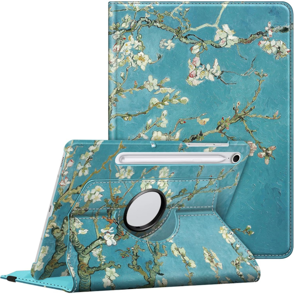 Fintie Samsung Galaxy Tab S10 FE Rotating Klf-Blossom