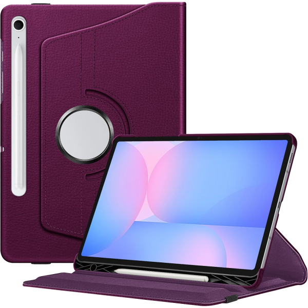Fintie Samsung Galaxy Tab S10 FE Rotating Klf-Purple