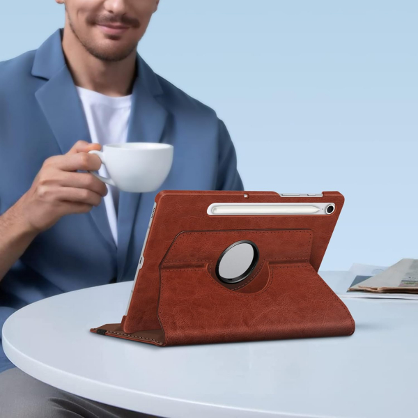 Fintie Samsung Galaxy Tab S10 FE Rotating Klf-Brown