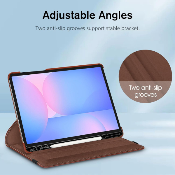 Fintie Samsung Galaxy Tab S10 FE Rotating Klf-Brown