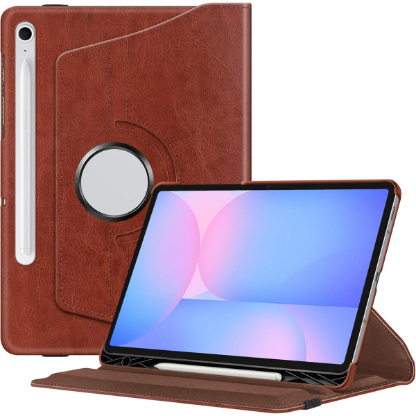Fintie Samsung Galaxy Tab S10 FE Rotating Klf-Brown
