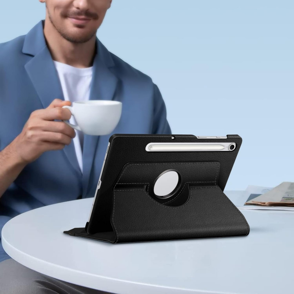 Fintie Samsung Galaxy Tab S10 FE Rotating Klf-Black 