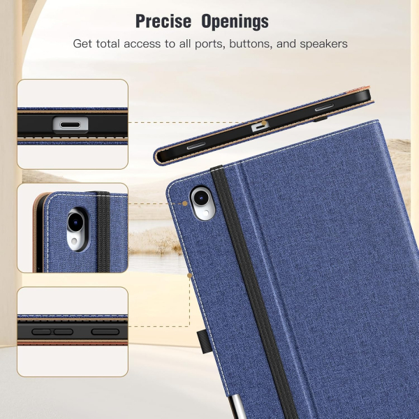 MoKo Samsung Galaxy Tab S11 Standl Klf -Blue Brown