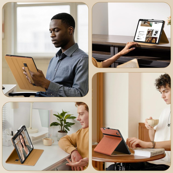 MoKo Samsung Galaxy Tab S11 Standl Klf -Brown