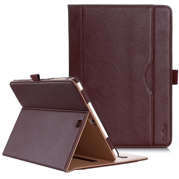 ProCase Samsung Galaxy Tab S2 Stand Klf (9.7 in)-Brown