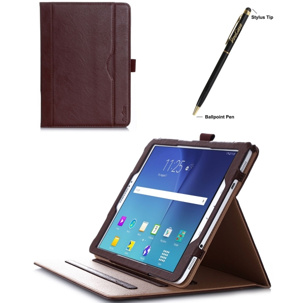 ProCase Samsung Galaxy Tab S2 Stand Klf (9.7 in)-Brown