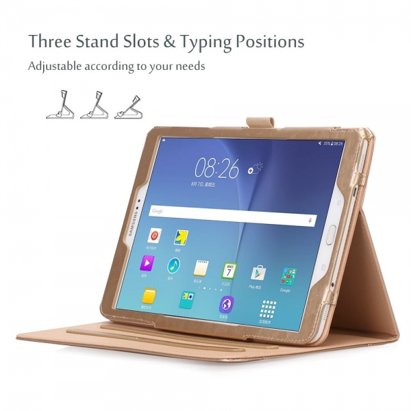 ProCase Samsung Galaxy Tab S2 Stand Klf (9.7 in)-Gold